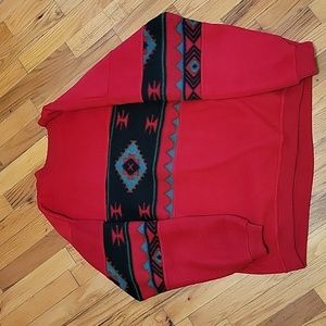 Vintage Bugle Boy fleece Aztec